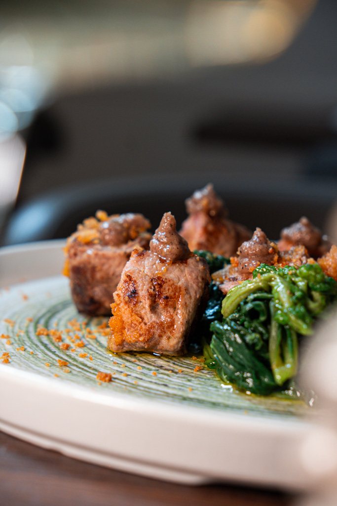 Involtini di manzo con cime di rapa