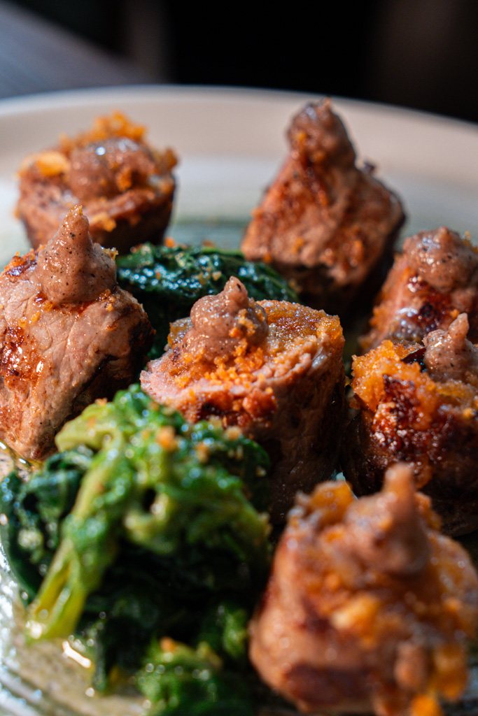 Involtini di manzo con verdure ripassate